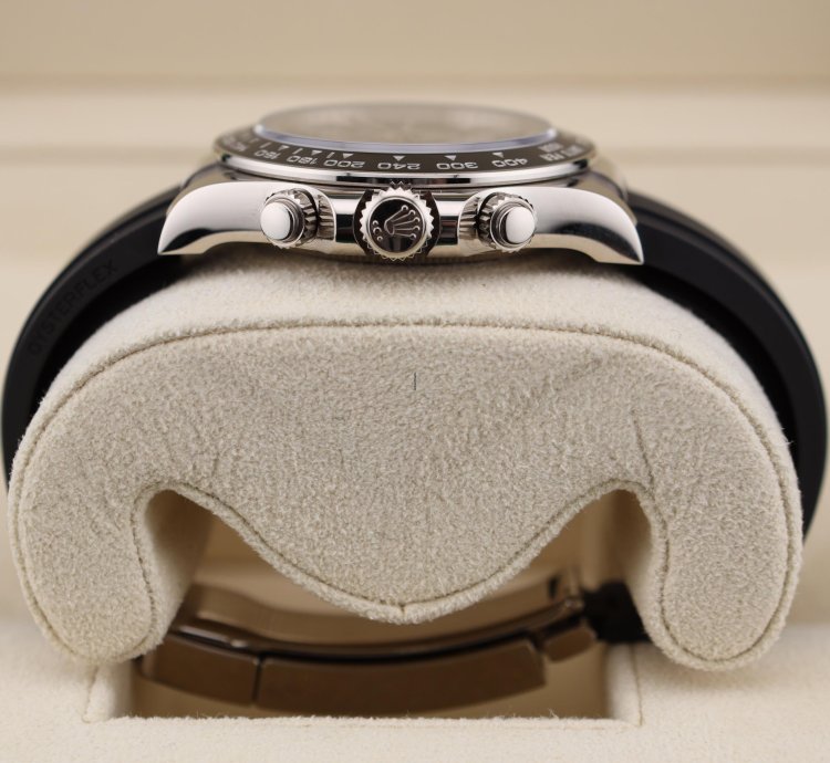 Rolex Daytona Baby Le Mans White Gold Oysterflex Black Dial 126519ln 2024