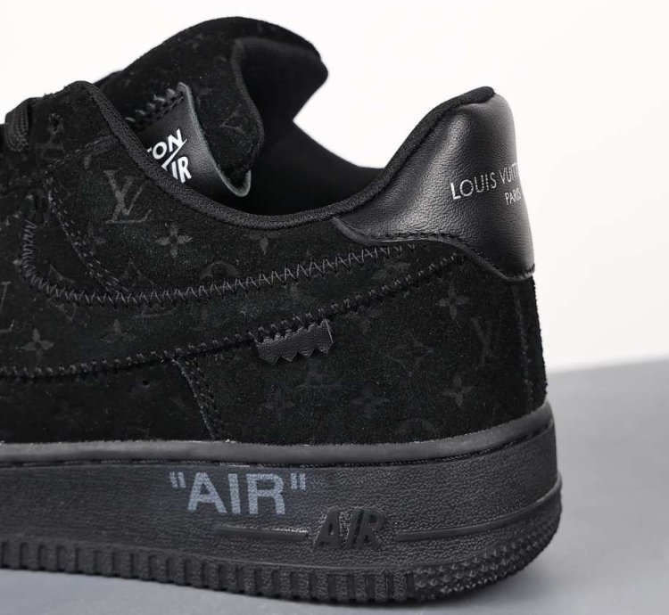 Lv X Nike Air Force Low Black