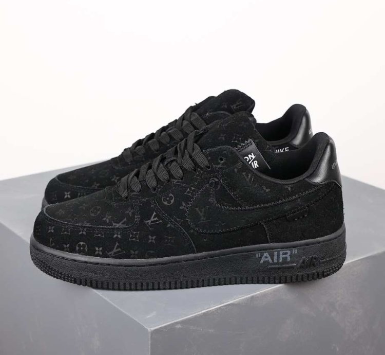 Lv X Nike Air Force Low Black