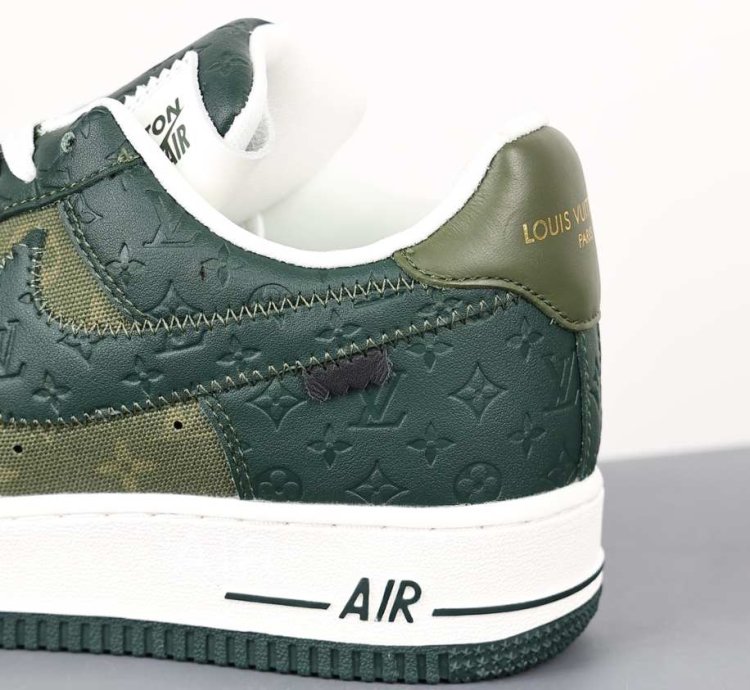 Lv X Nike Air Force Low Green