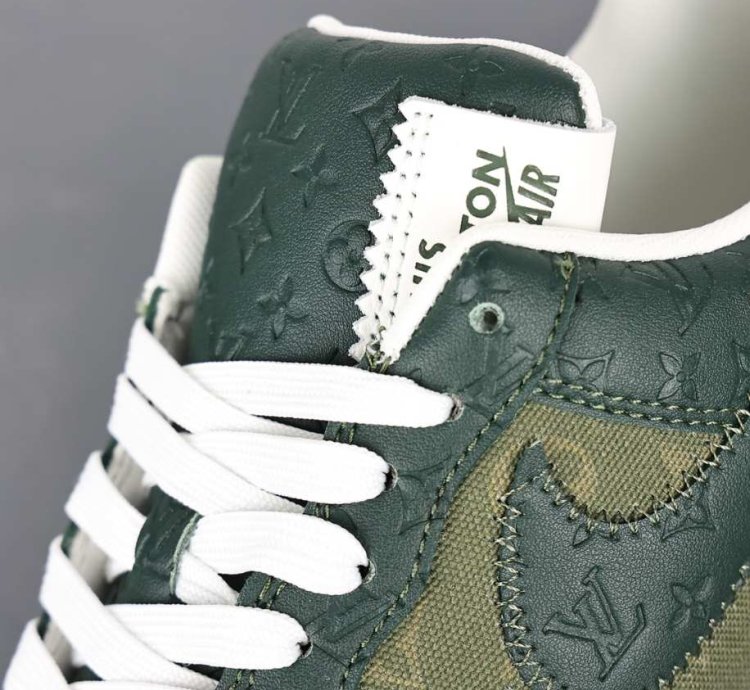 Lv X Nike Air Force Low Green