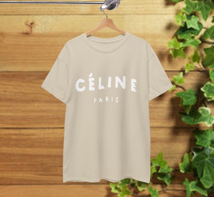 Celine Paris T-shirt Sand Shirt Usa Size