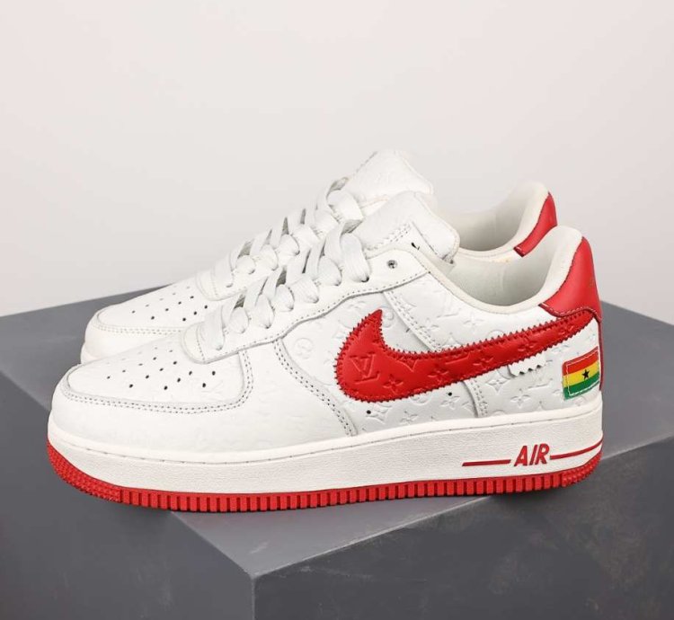 Nike Air Force 1 Low Louis Vuitton Red White