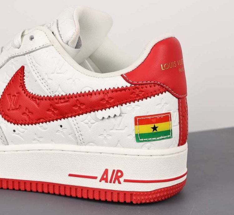 Nike Air Force 1 Low Louis Vuitton Red White