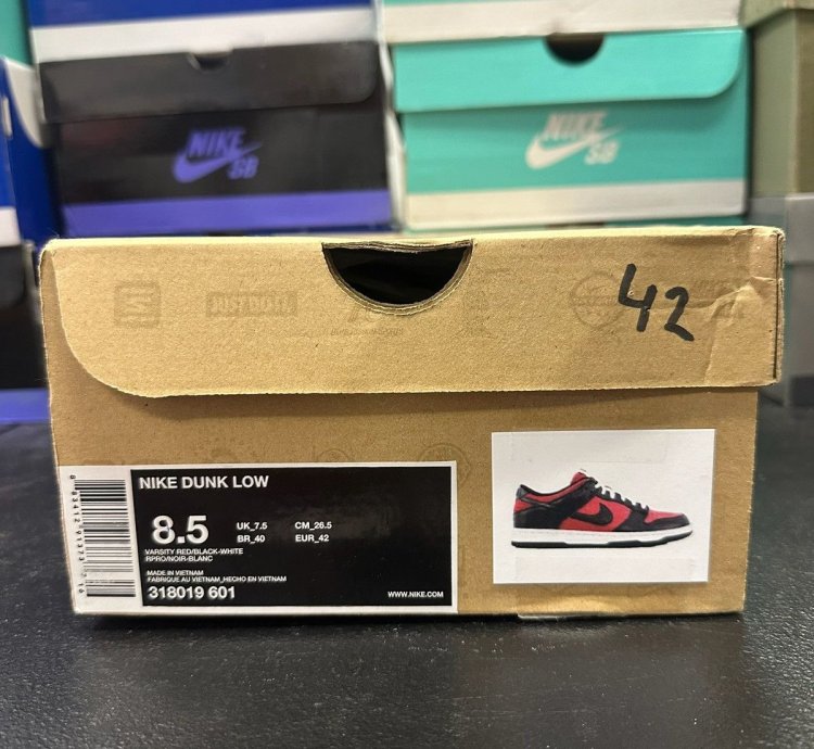 Size 8 5 - Nike Dunk Sb Low Premium Retro Bred 318019-601