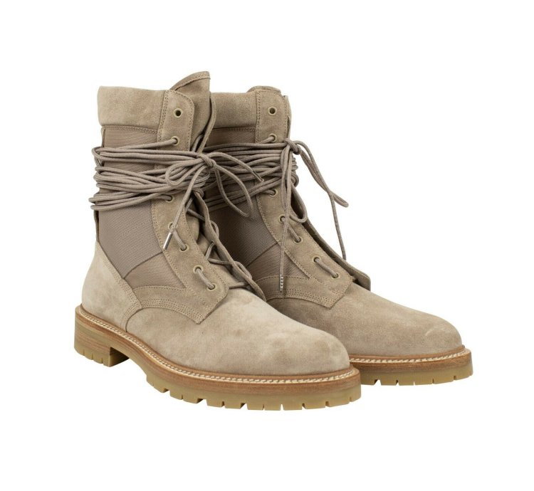 Tan Army Combat Boots Size 9 42