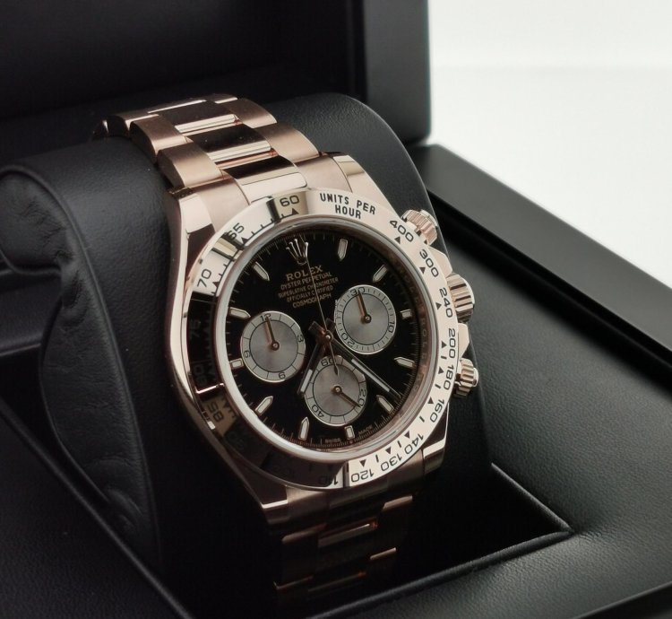 Rolex Daytona Basel One 126505ln Black Dial Rose Gold Daytona 40mm