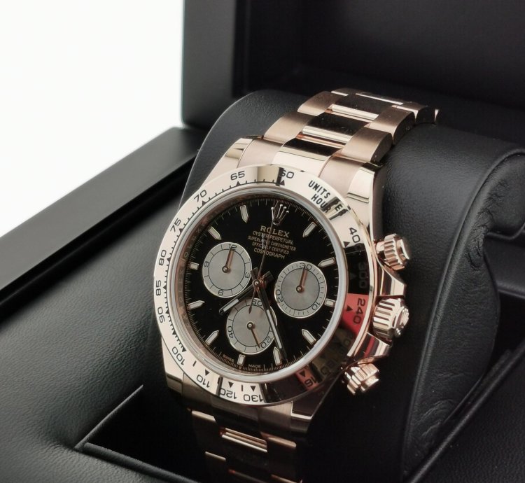 Rolex Daytona Basel One 126505ln Black Dial Rose Gold Daytona 40mm