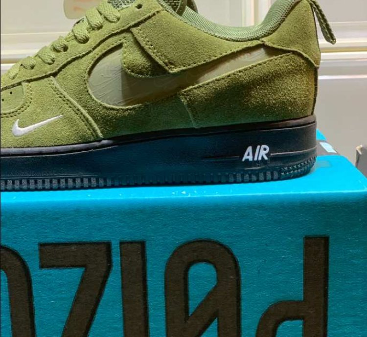 Nike Air Force 1 Low Olive Suede