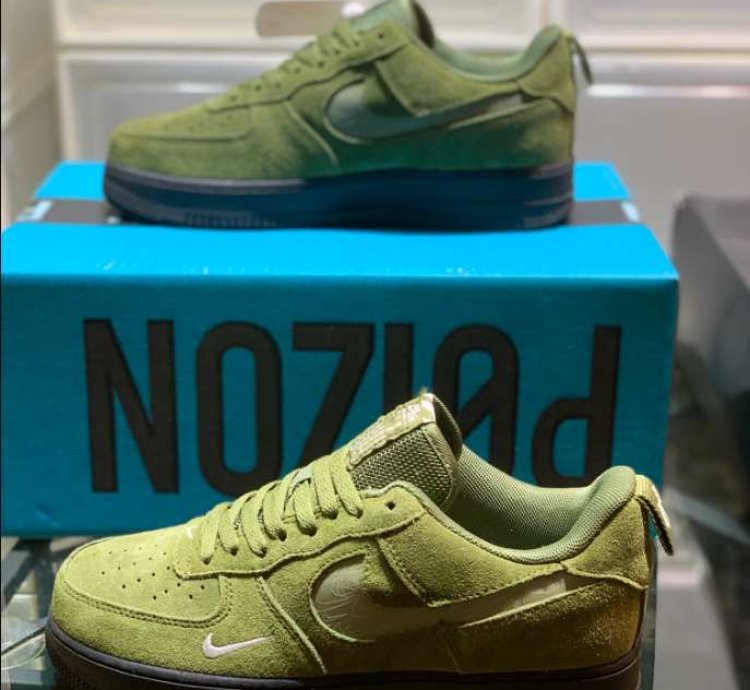 Nike Air Force 1 Low Olive Suede