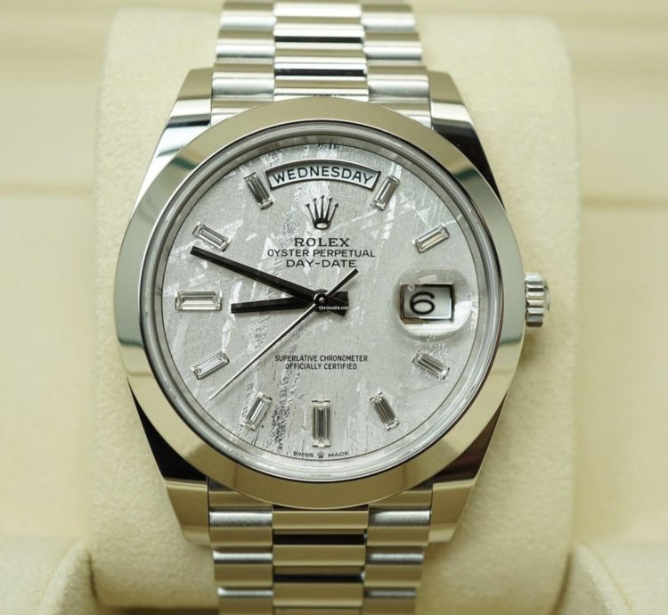 Rolex Day-date 40 228206 Meteorite 2022 Neu Full Set