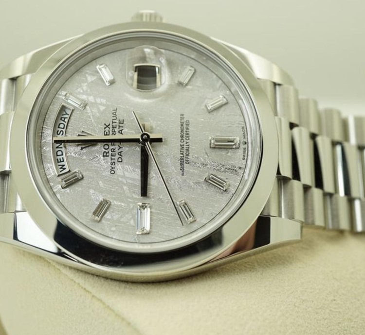Rolex Day-date 40 228206 Meteorite 2022 Neu Full Set
