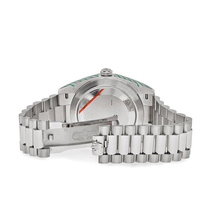 Rolex Day-date 40 228206 Platinum Meteorite Diamond Dial