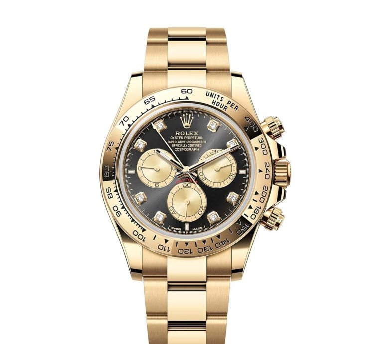 Rolex Daytona Basel One 126508 Black With Diamond Yellow Gold 40mm
