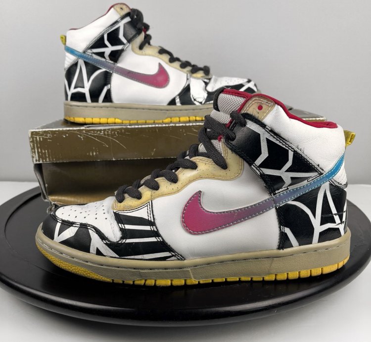 Size 8 5 Nike Sb Dunk High 2008 Thrashin Mens Y2k Vintage Sb