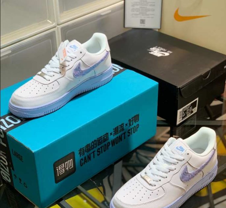 Nike Air Force 1 Low White Hydrogen Blue