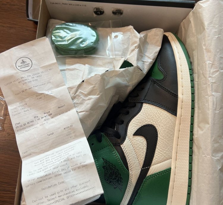 Air Jordan 1 Retro High Og Pine Green