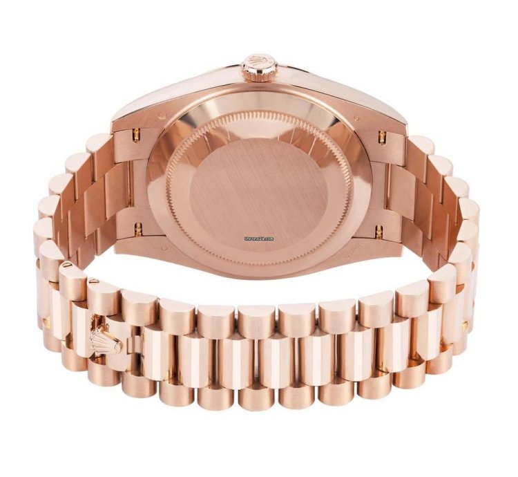 Rolex Day-date 40 228235 18k Rose Gold Black Ombre Roman Dial 40 Mm