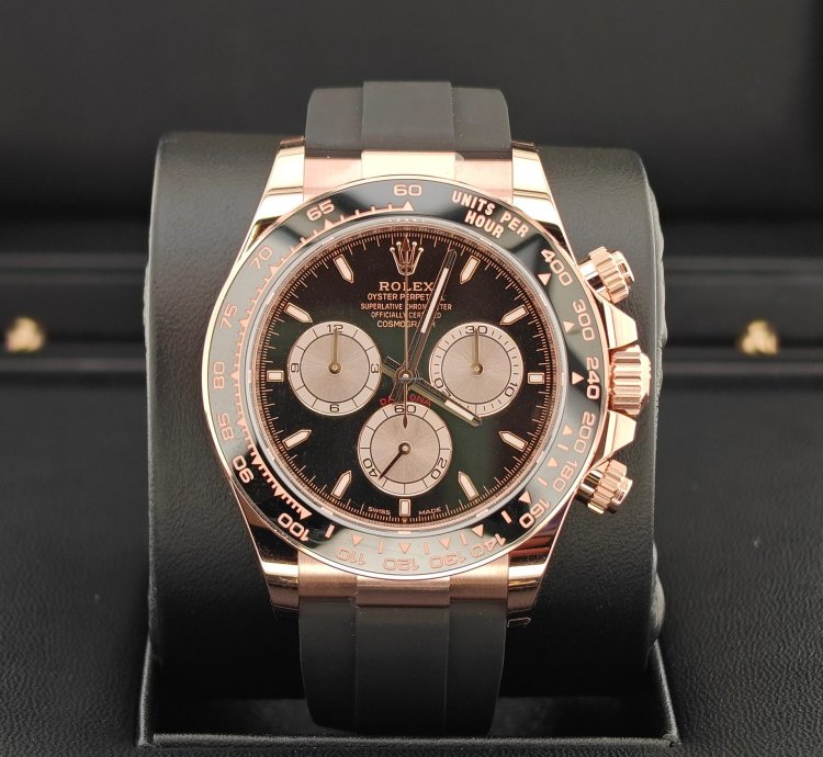 Rolex Daytona Basel One 126515ln Black Rose Gold Daytona 40mm
