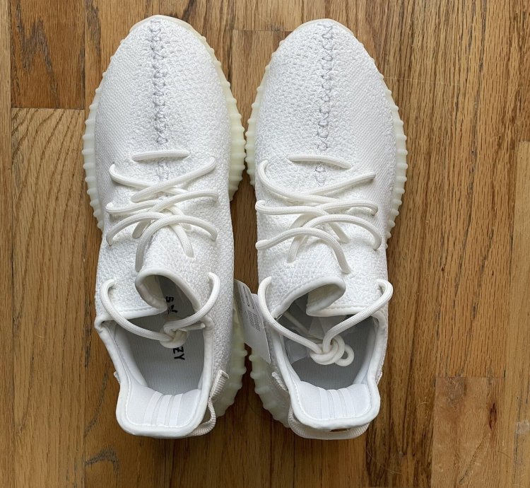 Ds Adidas Yeezy Boost 350 V2 Cream Triple Core White Sz 9 5