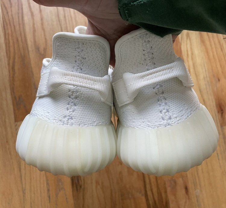 Ds Adidas Yeezy Boost 350 V2 Cream Triple Core White Sz 9 5