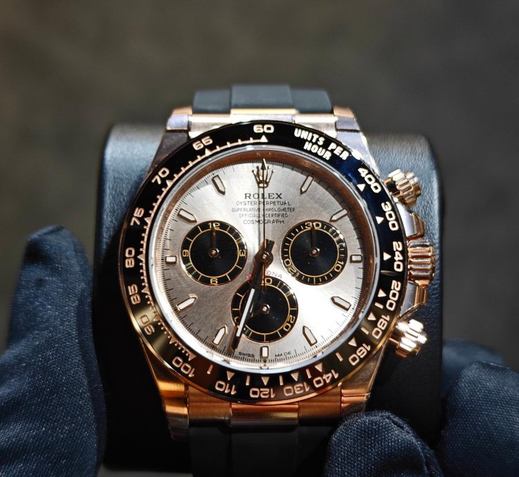 Rolex Daytona Basel One 126515ln Yml Sundust Dial Rose Gold Daytona 40mm