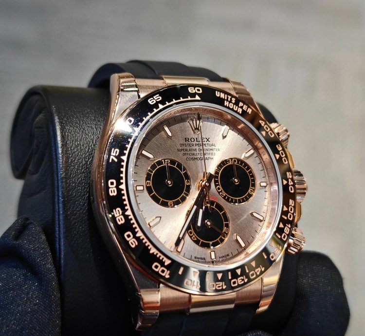 Rolex Daytona Basel One 126515ln Yml Sundust Dial Rose Gold Daytona 40mm