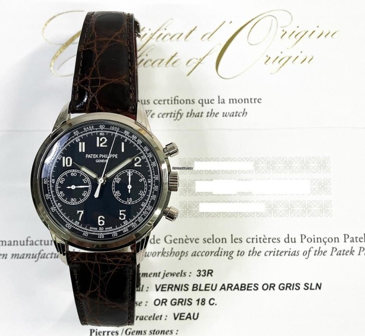 Patek Philippe Complications Blue Arabic Dial 5172g-001