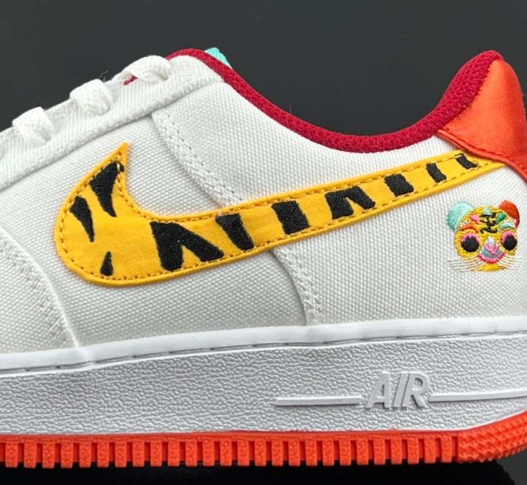 Nike Air Force 1 Year Of Tiger White Canvas
