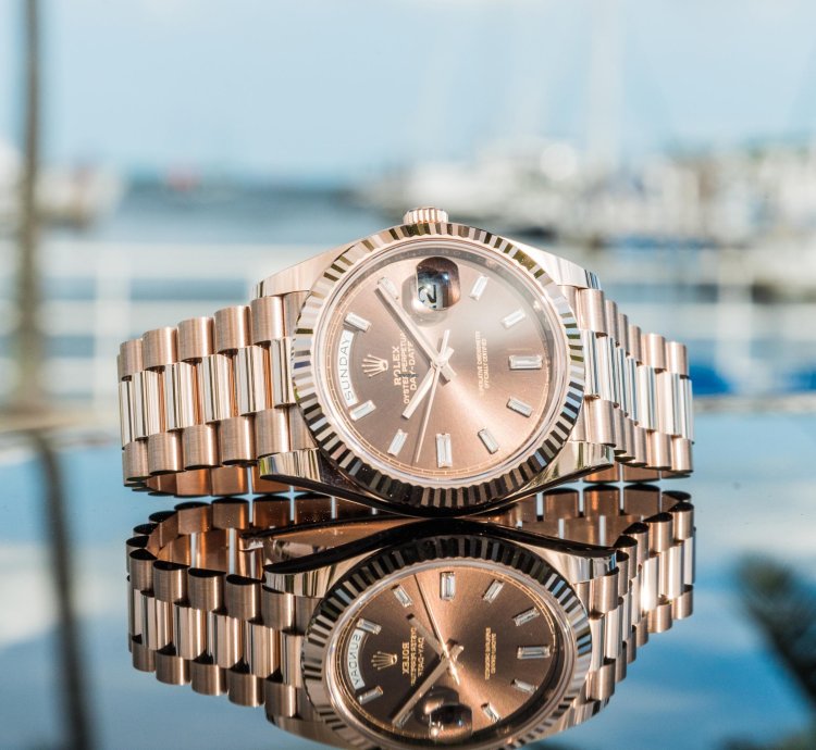 Rolex Day-date 40 228235 40mm Chocolate Baguette