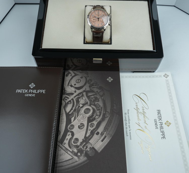 Patek Philippe Complications Salmon White Gold 41mm 5172g-010 Complete