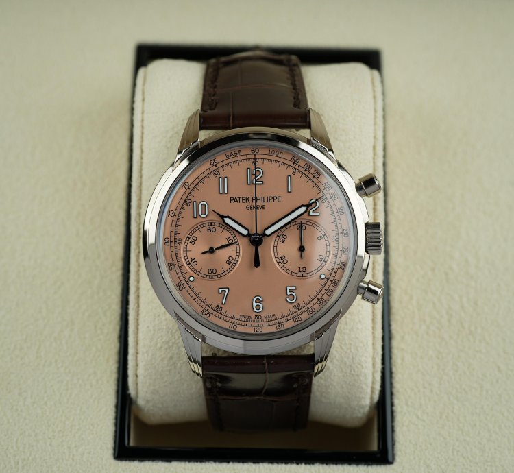 Patek Philippe Complications Salmon White Gold 41mm 5172g-010 Complete