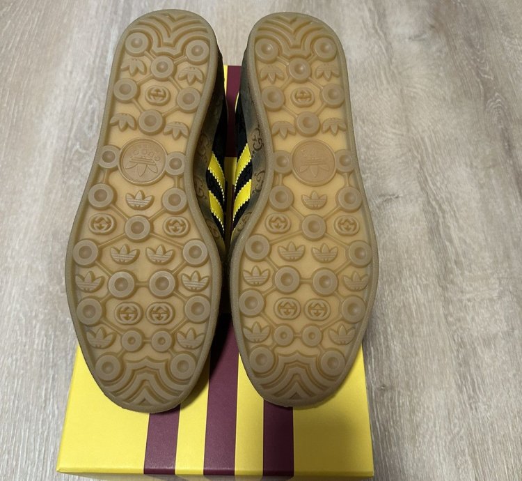 Gucci Adidas Gazelle Black Gg
