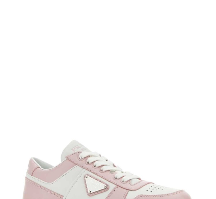 Two-tone Leather Downtown Sneakers