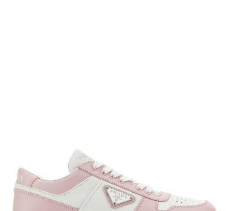 Two-tone Leather Downtown Sneakers