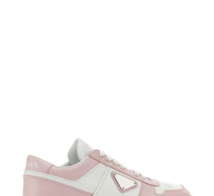 Two-tone Leather Downtown Sneakers