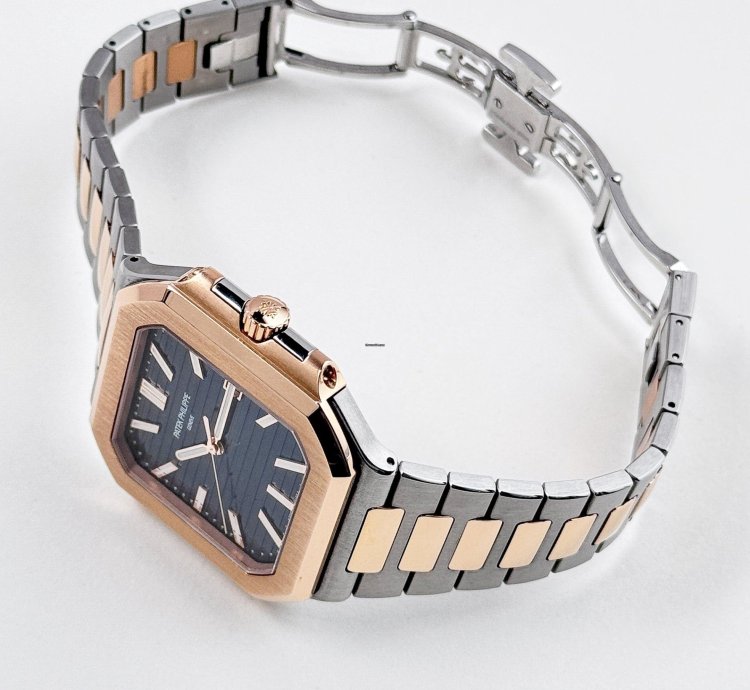 Patek Philippe Cubitus 5821 1ar-001 Stainless Steel Rose Gold Blue Dial 2025