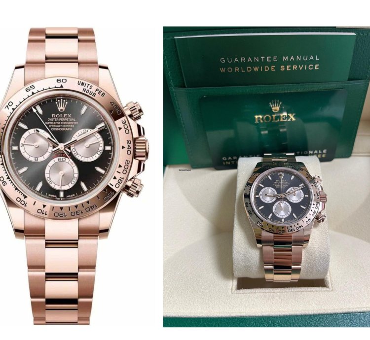 Rolex Daytona Black And Sundust Index Dial Oyster Bracelet 126505