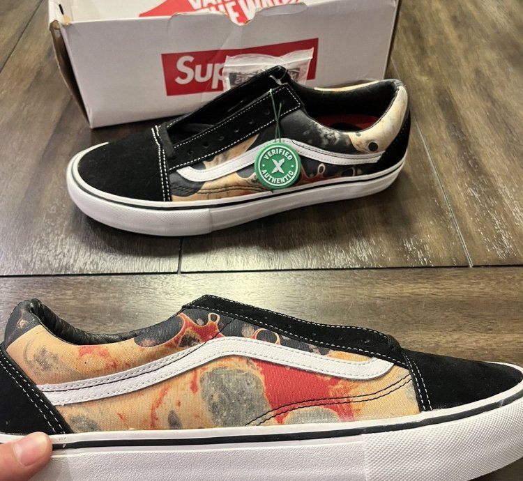 Vans Old Skool Supreme Andres Serrano Blood And Semen Il