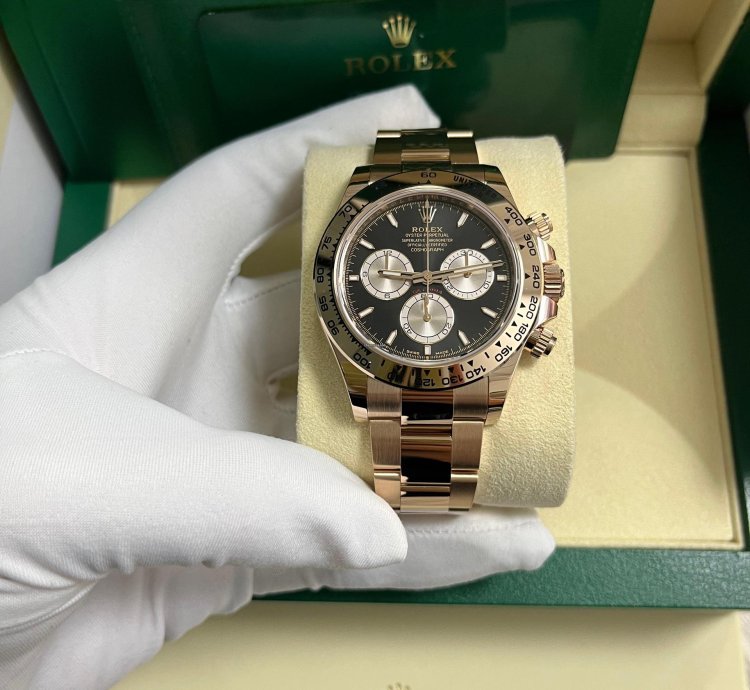 Rolex Daytona Black And Sundust Index Dial Oyster Bracelet 126505