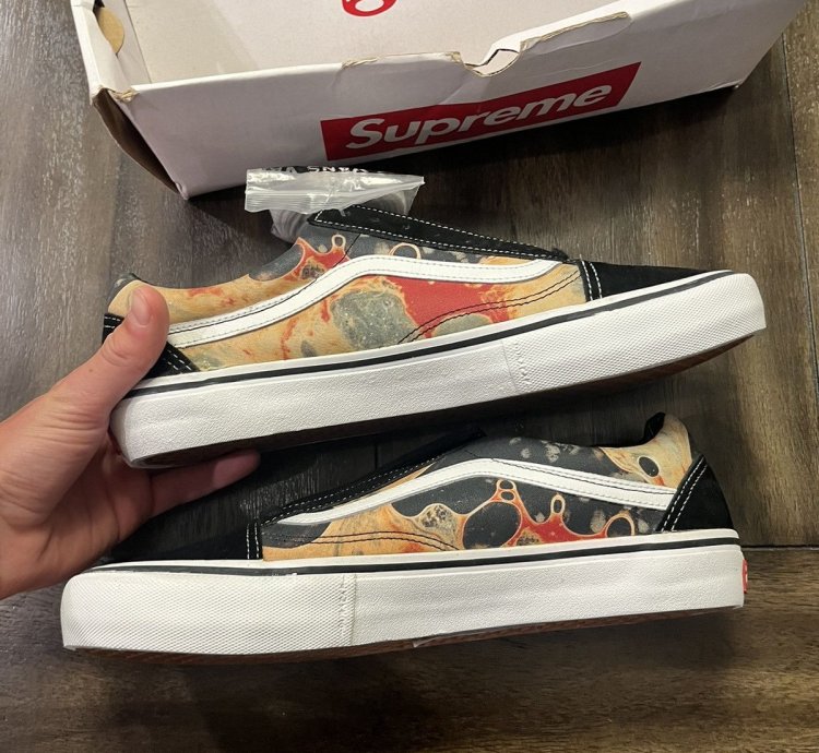 Vans Old Skool Supreme Andres Serrano Blood And Semen Il