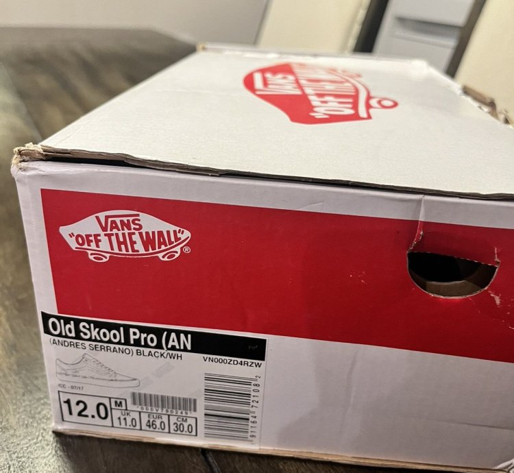 Vans Old Skool Supreme Andres Serrano Blood And Semen Il