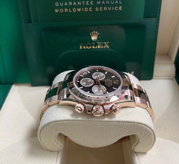 Rolex Daytona Black And Sundust Index Dial Oyster Bracelet 126505