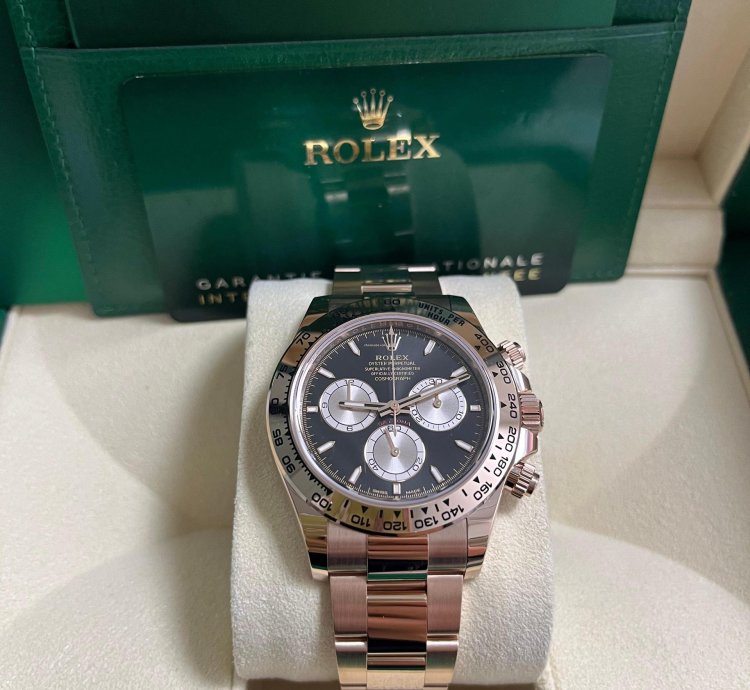 Rolex Daytona Black And Sundust Index Dial Oyster Bracelet 126505