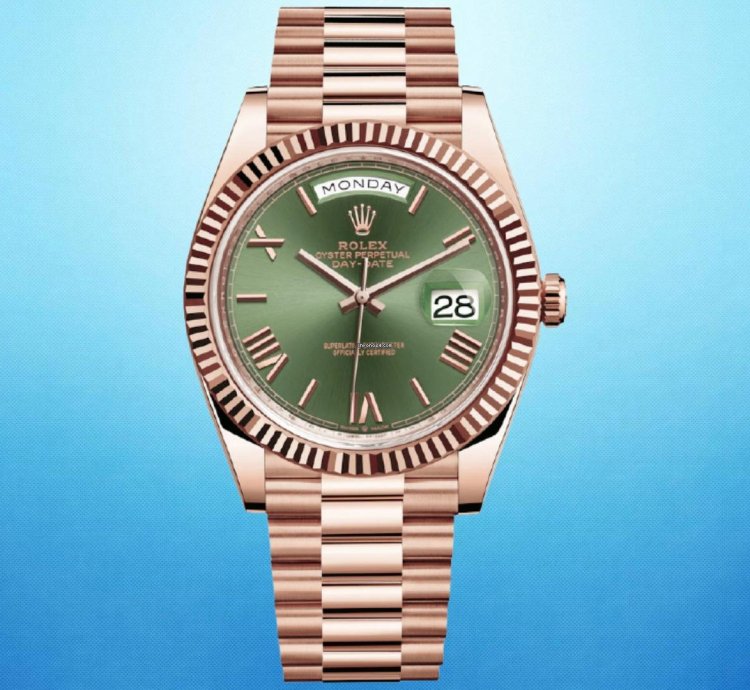 Rolex Day-date 40 228235 Green Day-date 40 New