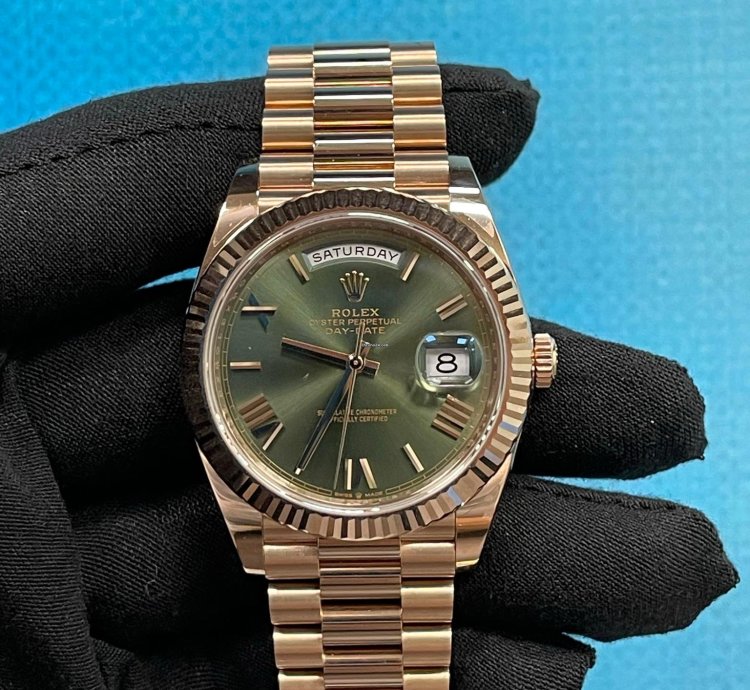 Rolex Day-date 40 228235 Green Day-date 40 New
