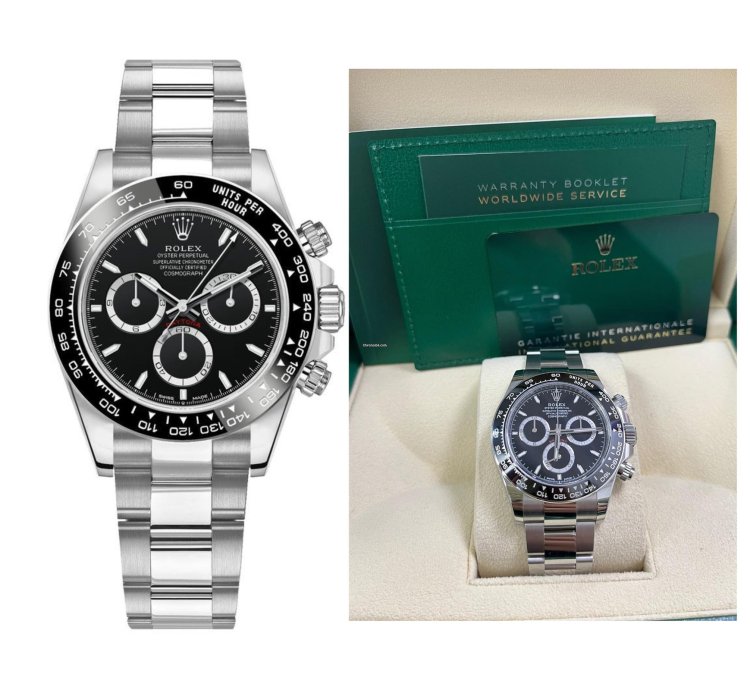 Rolex Daytona Black Cerachrom Bezel Black Index Dial Oyster Bracelet 126500ln
