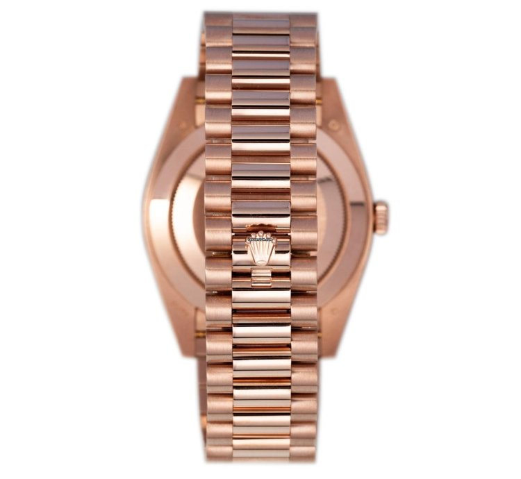 Rolex Day-date 40 228235 Olive Green 60th Anniversary Day-date 40 President Rose Gold Full Set