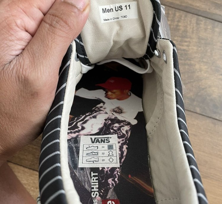 Vans Supreme Era Black Pinstripe Comme Des Gar On Shirt Cdg