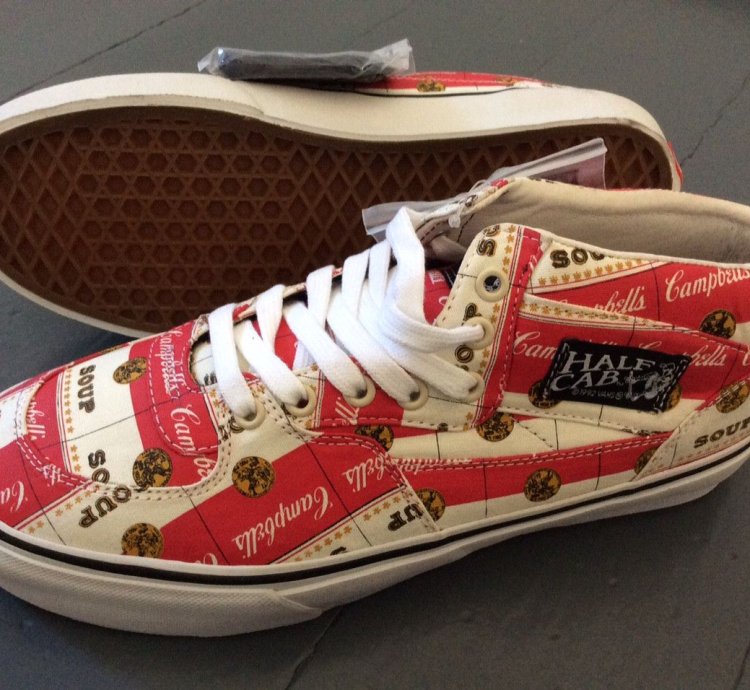 Vans Supreme Half Cab Us 10 Andy Warhol Sample